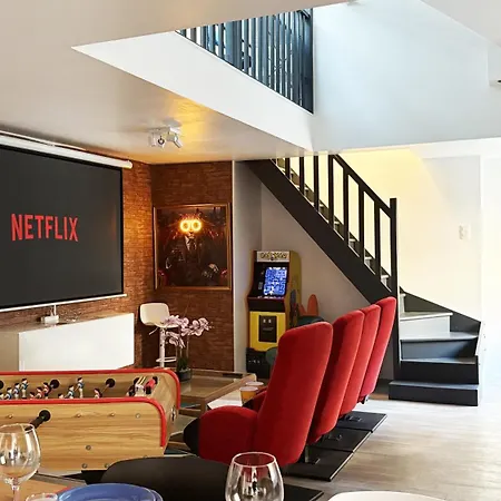 Apartament Friends 100m2 - T4 Cinema Prive Parking St-leu Amiens